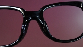 This plastic frame has had the nose pads build up to make the bridge fit a smaller nose, then re-sprayed for a perfect finish